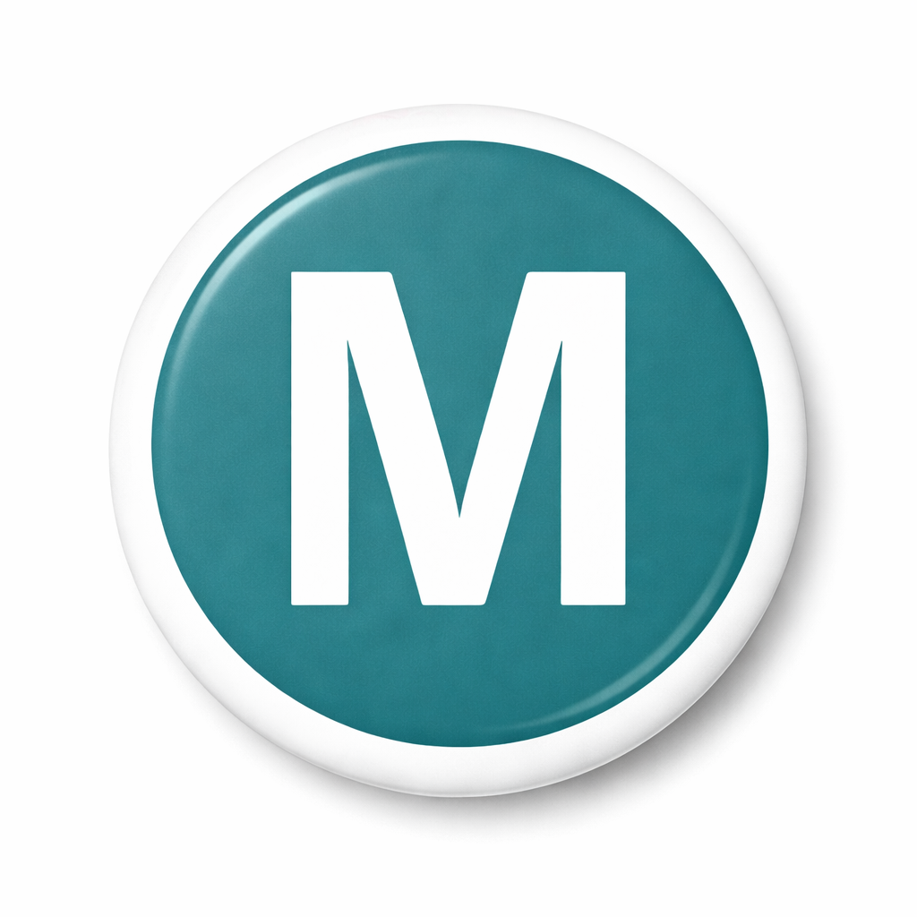 TfNSW Metro 25mm Badge