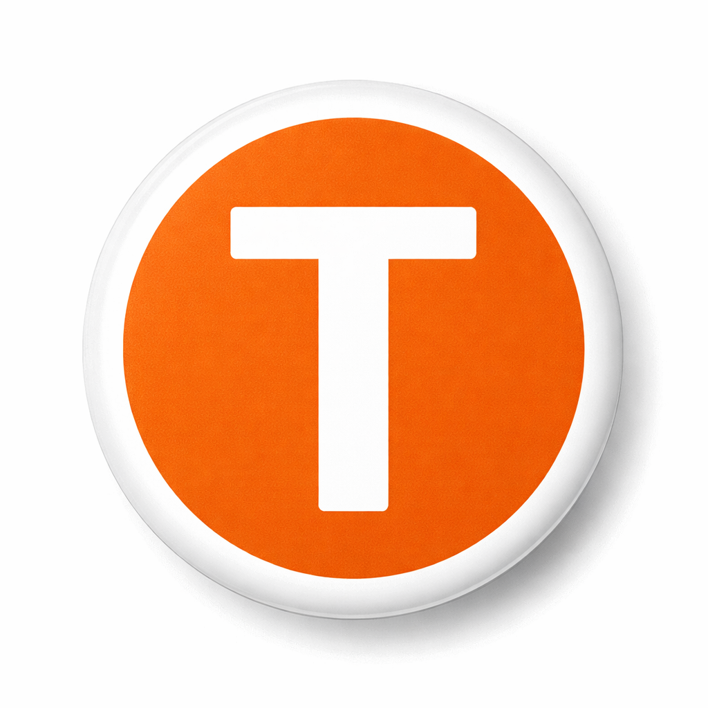 TfNSW Intercity 25mm Train Badge