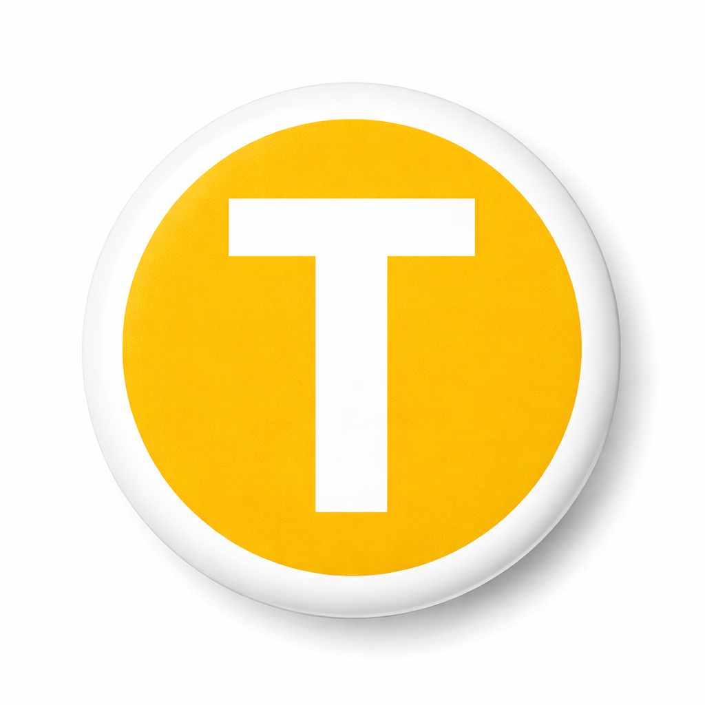 TfNSW Train 25mm badge